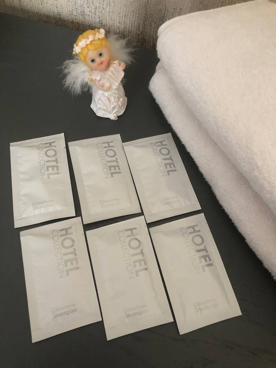 Одноразовый шампунь в саше